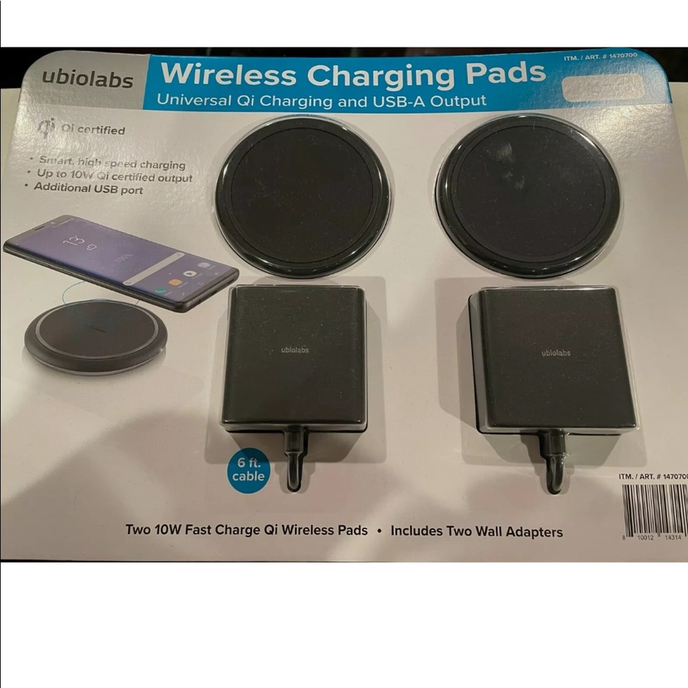 Wireless Charger for mobile phones pair of two.